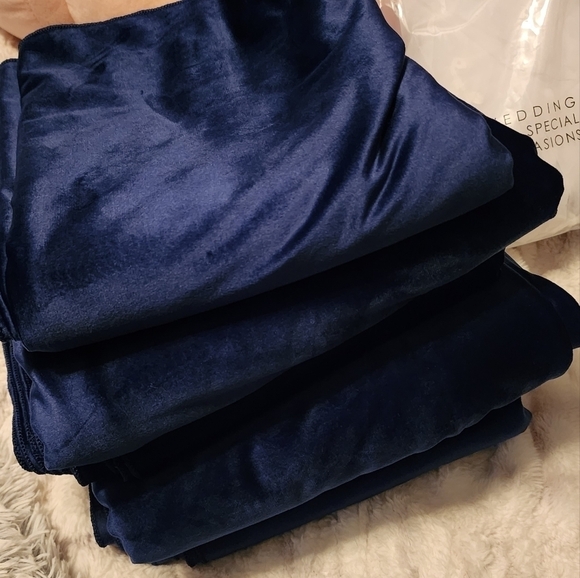Navy Velvet Runners (120", 140", 168") - Picture 1 of 6